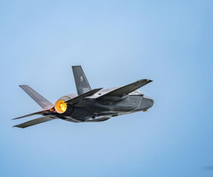 Polskie F-35 w powietrzu. Rajd Powitanie z Polską nad największymi miastami