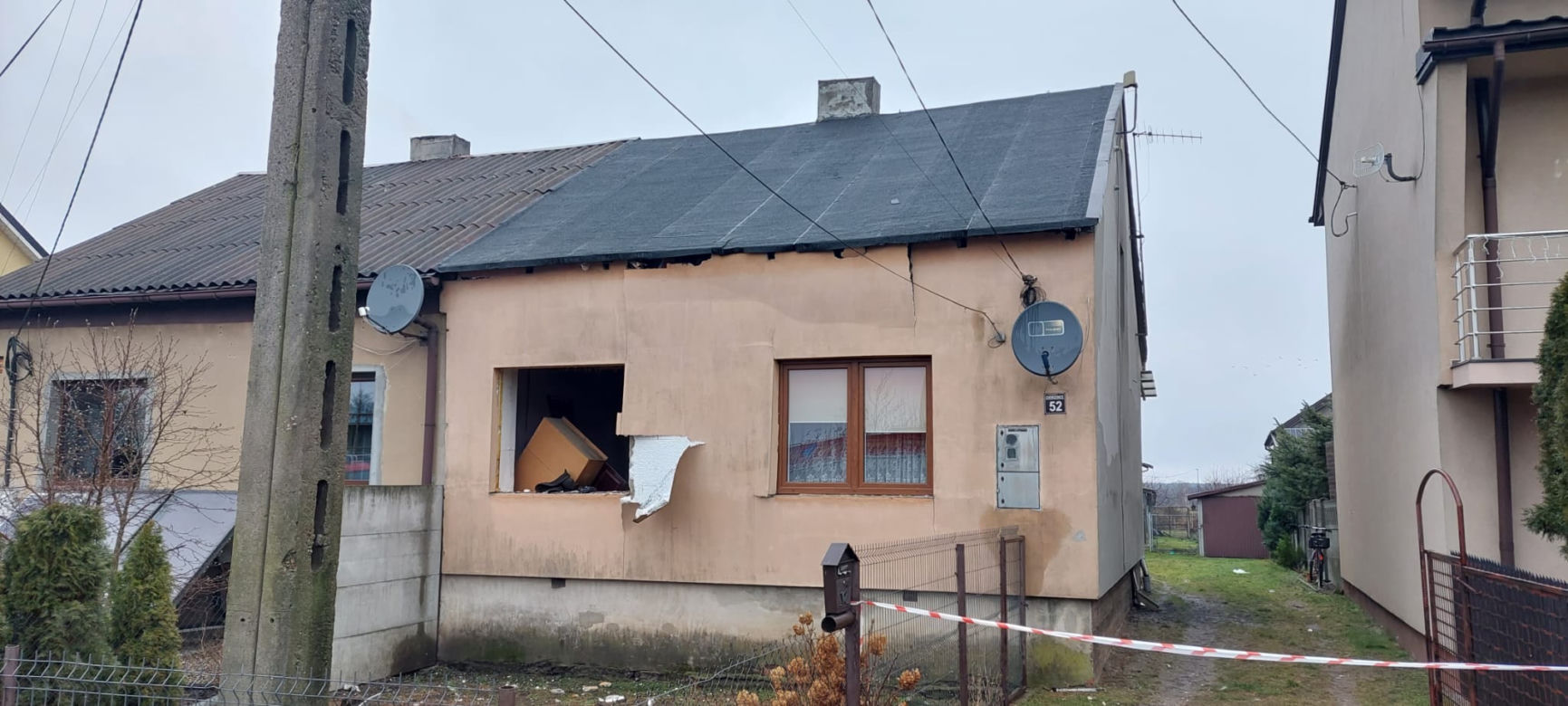 Wybuch gazu w Łódzkiem. Dwie osoby poszkodowane!