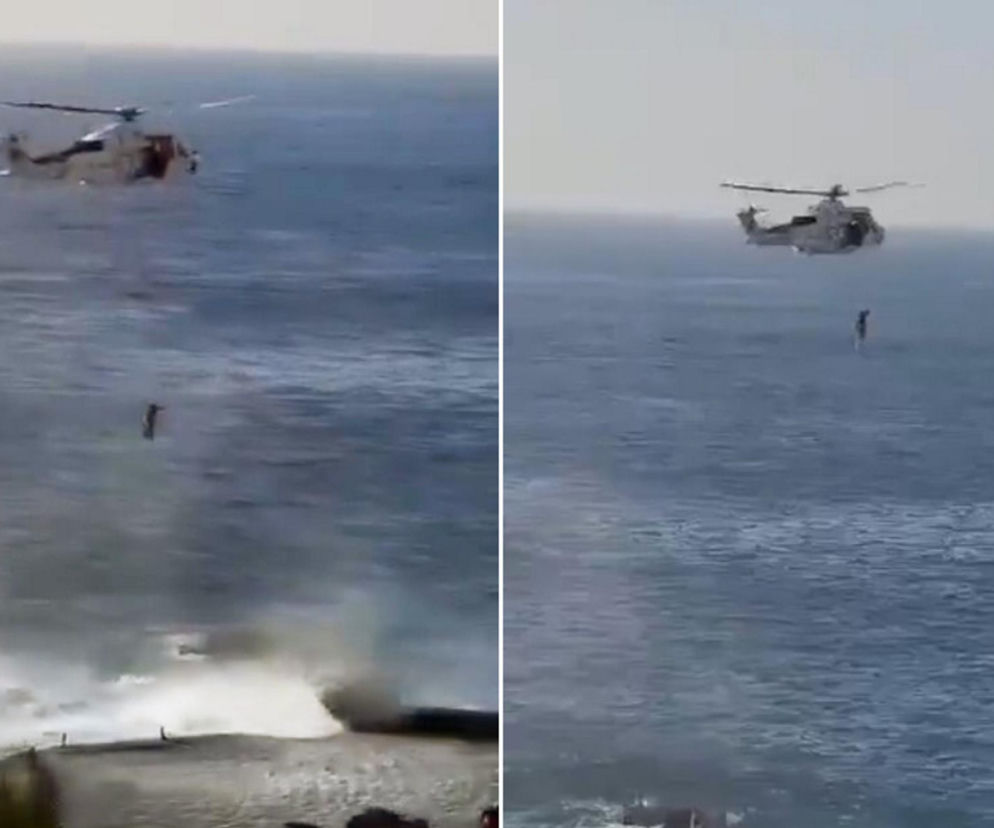 Zagraniczni turyści porwani przez fale na Teneryfie. zobacz wideo