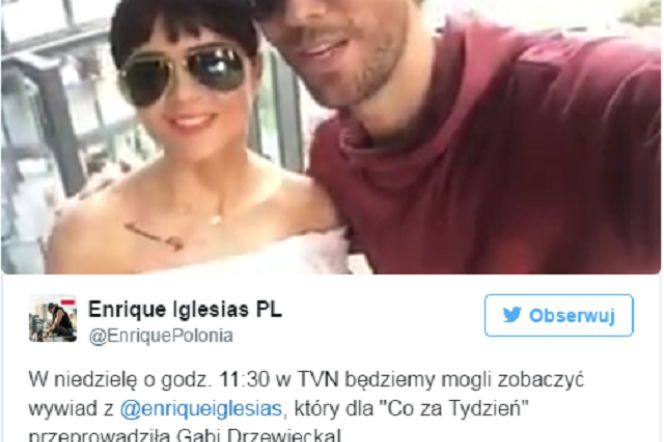 Gabi Drzewiecka - co łączy ją z Enrique Iglesiasem?