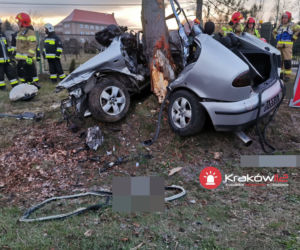 Koszmarny wypadek w Prusach pod Krakowem