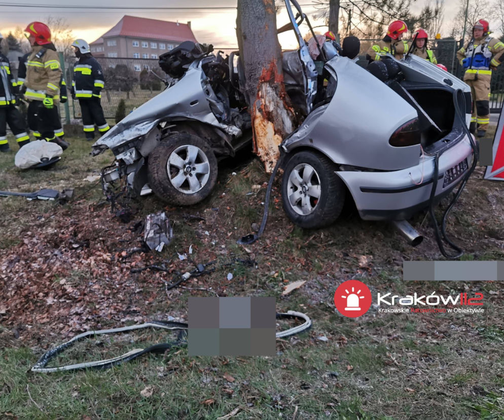Koszmarny wypadek w Prusach pod Krakowem