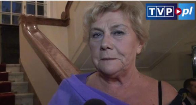Teresa Lipowska na gali 1000 razy M jak miłość