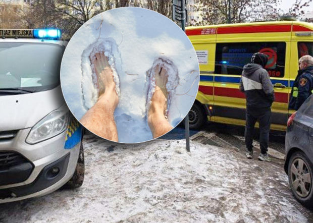 Boso wparował do sklepu i palcami wyjadał lody z pudełka. Stan po spożyciu