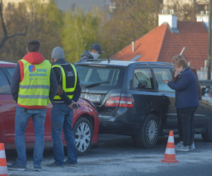 Karambol na Trasie Łazienkowskiej. Ogromny korek