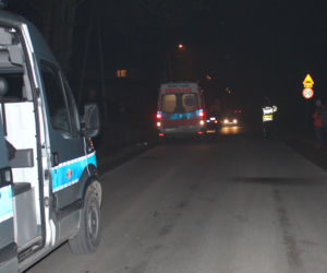 Wypadek w Skawie