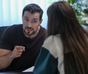 Barwy szczęścia odc. 3290. Celina (Orina Krajewska), Marcin Kodur (Oskar Stoczyński)