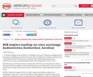 Chcemy uczciwego budownictwa - konferencja serwisu Muratorplus.pl