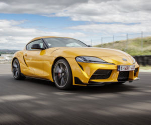 Toyota GR Supra w kolorze Nitro Yellow