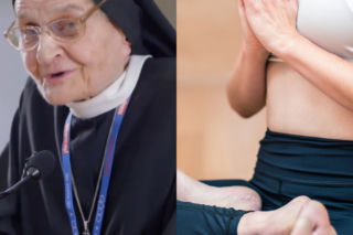 Zakonnica uważa, że joga wzmaga popęd seksualny Na dole kręgosłupa znajduje się wąż [WIDEO]