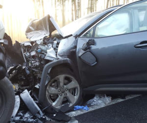Wypadek na DK 10 w Stryszku! Są poszkodowani [ZDJĘCIA]