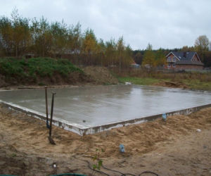 Gotowa płyta fundamentowa