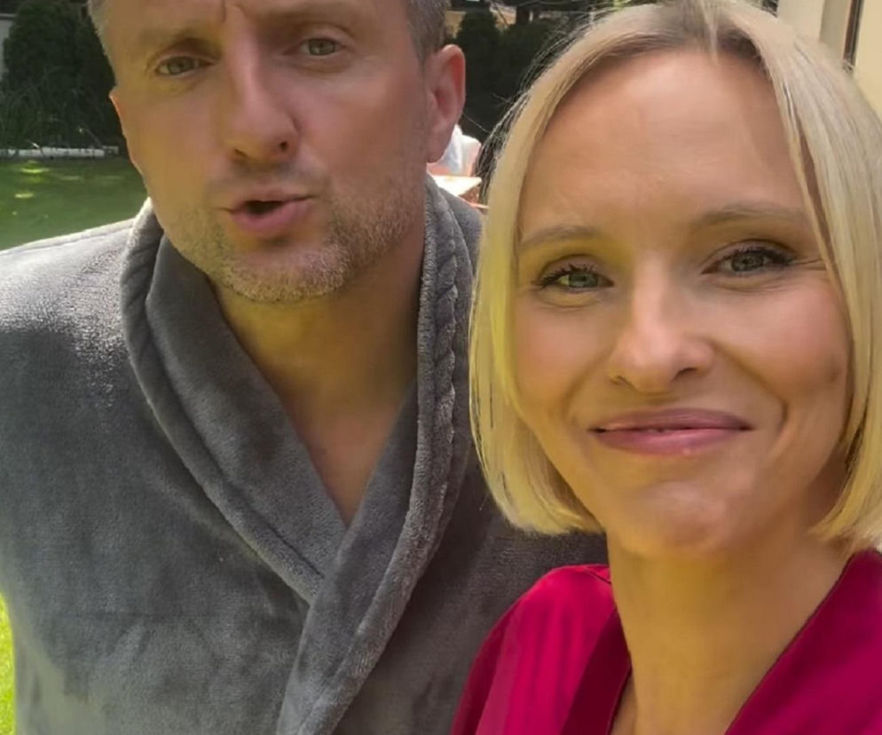 Aktorzy Iwona Rejzner i Arkadiusz Smoleński na planie M jak miłość. O losach ich bohaterów czytaj na SE Superseriale.