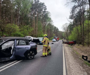 Wypadek na DK-76 w powiecie garwolińskim