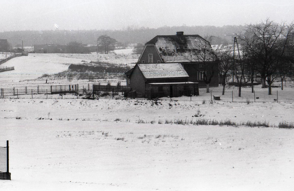Rybnik zimą w latach 80.