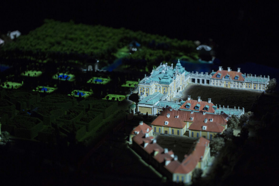 Wystawa w Muzeum Historycznym. Makieta Białegostoku