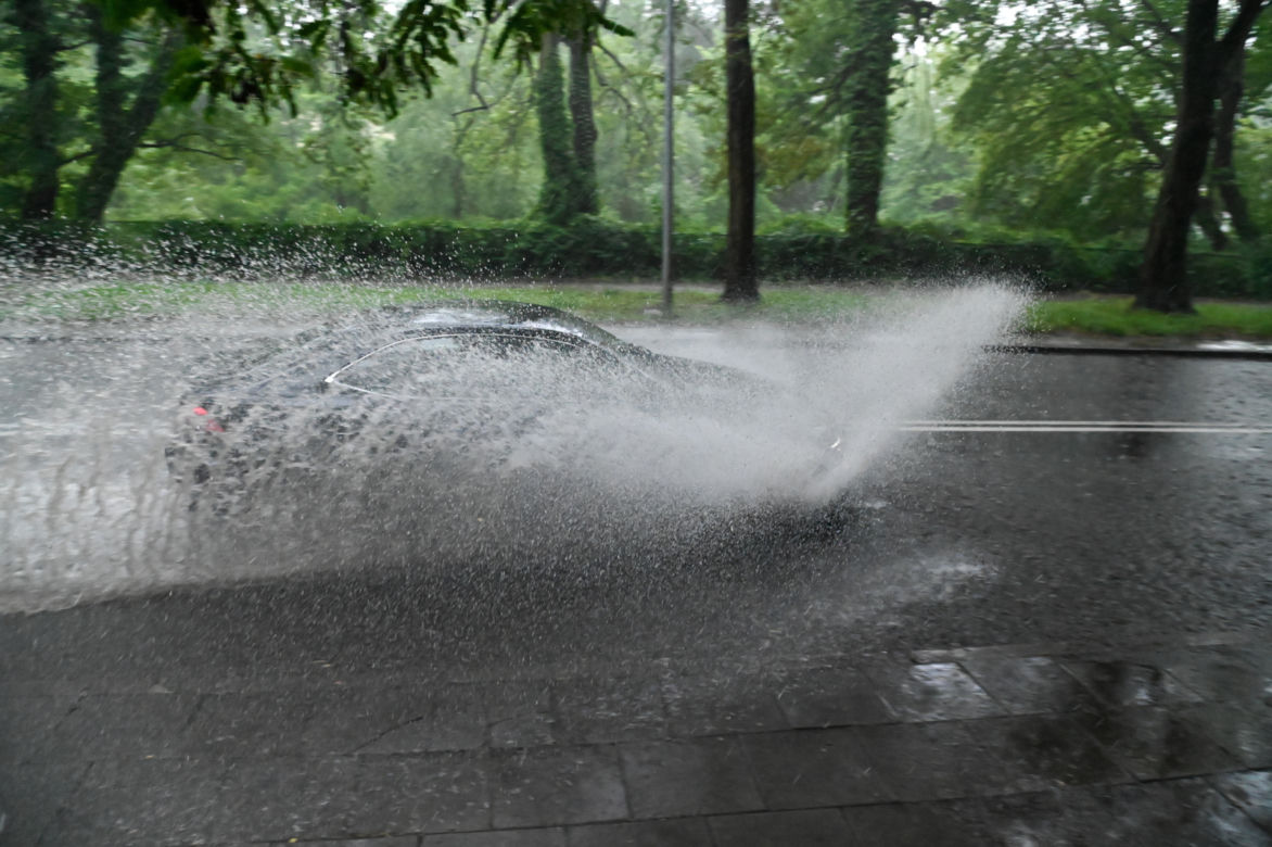 Szczecin zalany po nawałnicy 1.07.2022