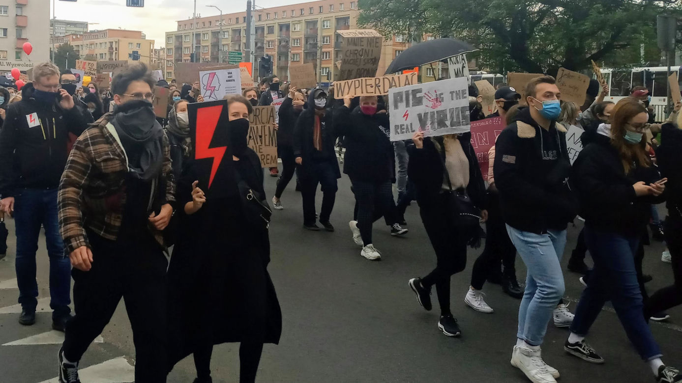 Protest kobiet w Szczecinie - 28.10.2020