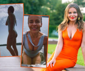 Edyta Herbuś wyłania się z wody niczym ponętna syrena! Pokazała się w pełnej krasie!