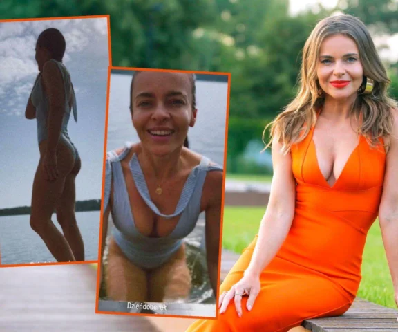 Edyta Herbuś wyłania się z wody niczym ponętna syrena! 