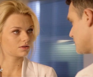 Na dobre i na złe odc. 555. Agata Woźnicka (Emilia Komarnicka), Marek Rogalski (Jan Wieczorkowski)