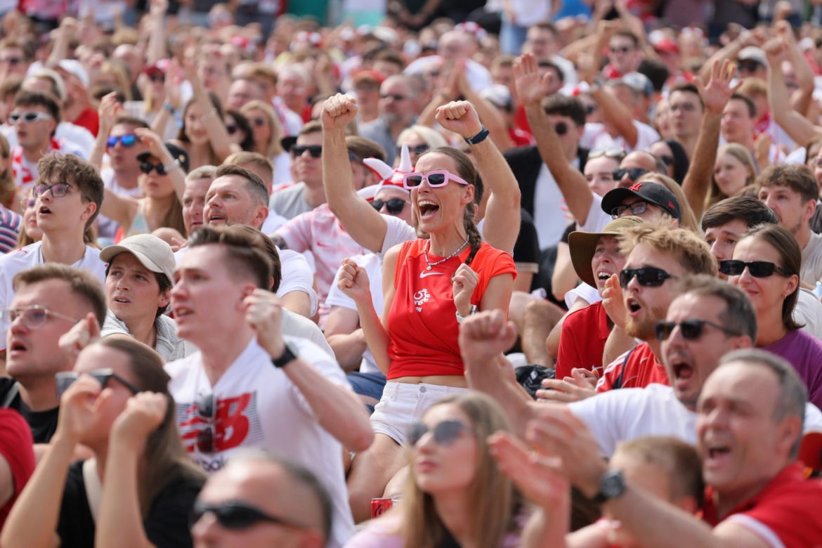 Warszawska Strefa Kibica na Euro 2024 - mecz Polska-Holandia