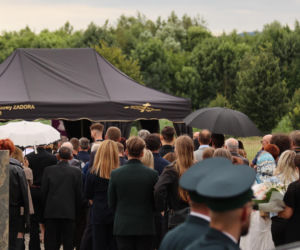 Pogrzeb ofiar zbrodni w Skawinie