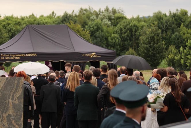 Pogrzeb ofiar zbrodni w Skawinie