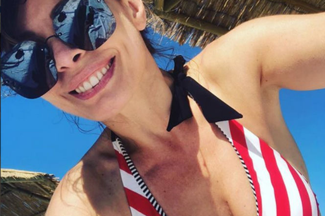 Agnieszka Dygant w bikini
