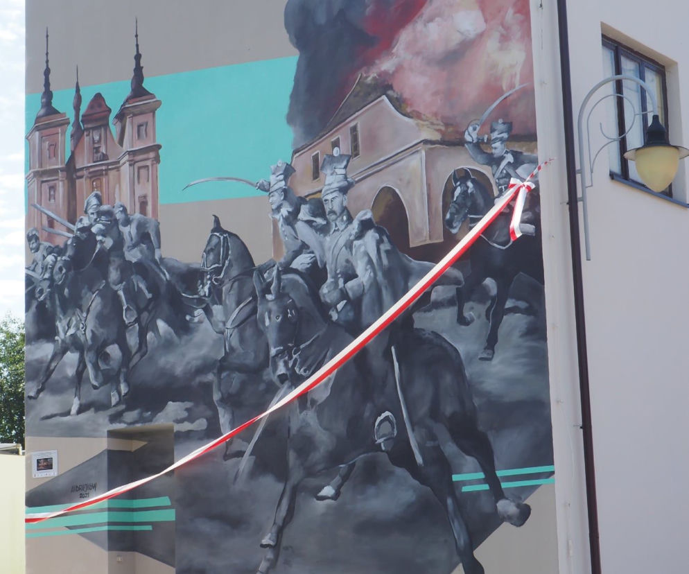 Mural w Urzędowie