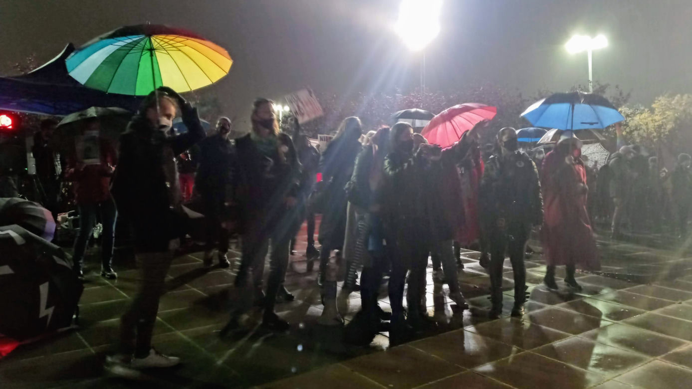 Protest kobiet w Szczecinie - 30.10.2020