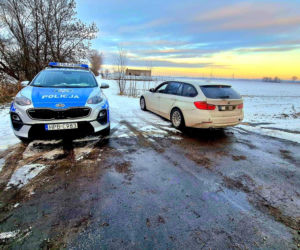 Pędził przez miejscowość, na podwójnym gazie. Zastopowali go policjanci z Góry