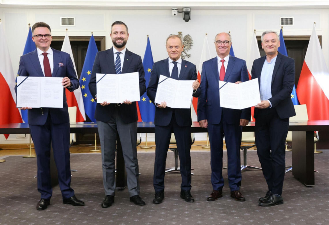 Podpisanie umowy koalicyjnej