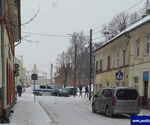 Strzelanina w Olsztynku. Złodzieje próbowali potrącić policjanta! 