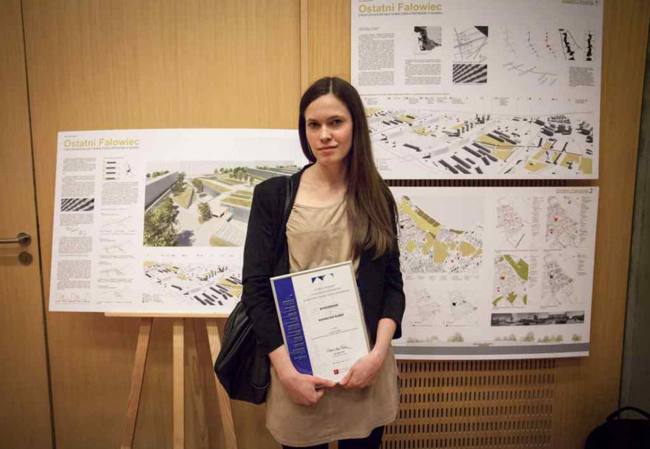 Wyróżnienie - Katarzyna Burny, autorka projektu Ostatni Falowiec