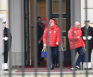 Kacper Tomasiak i skoczkowie u prezydenta