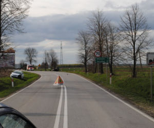 Wypadek na trasie Lubaczów-Oleszyce