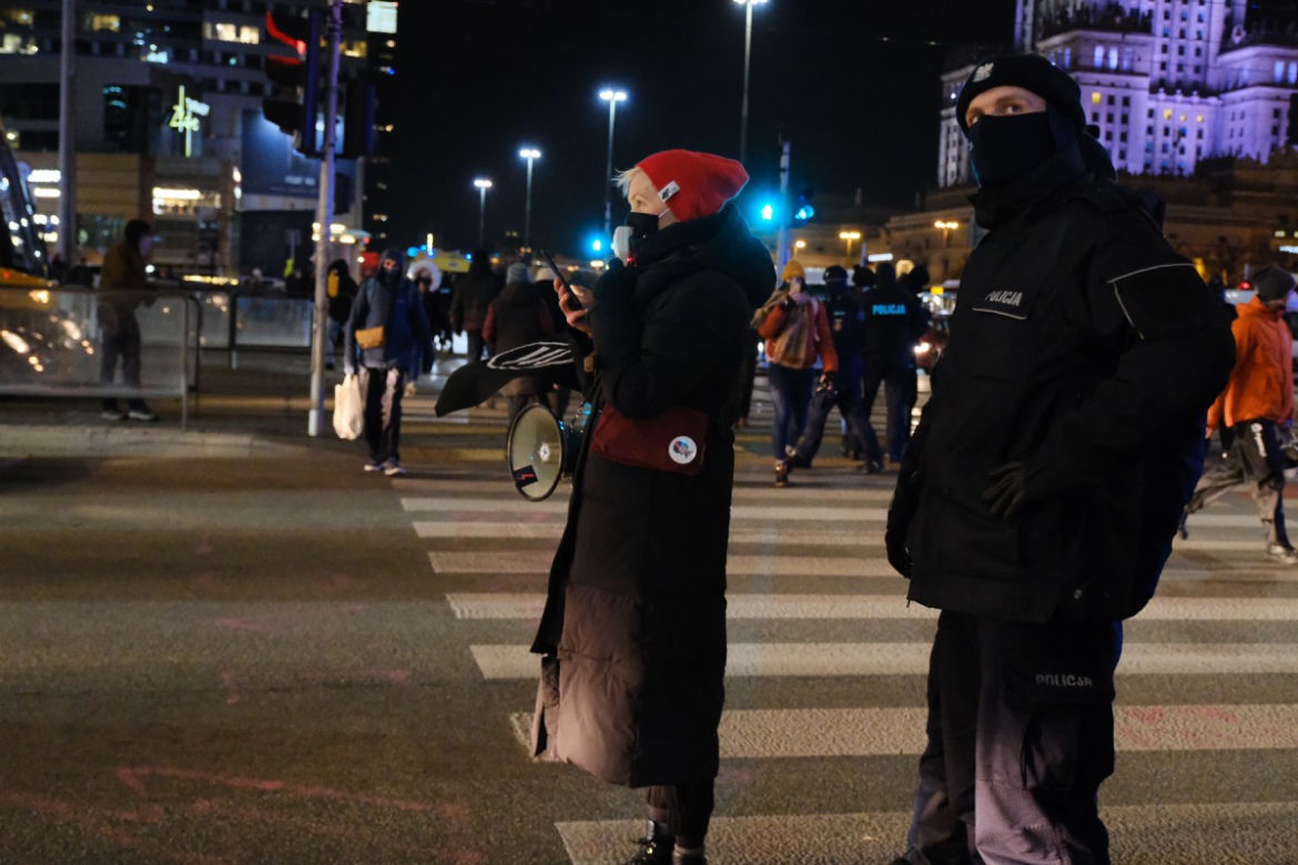 Blokada w oparach absurdu - protest kobiet