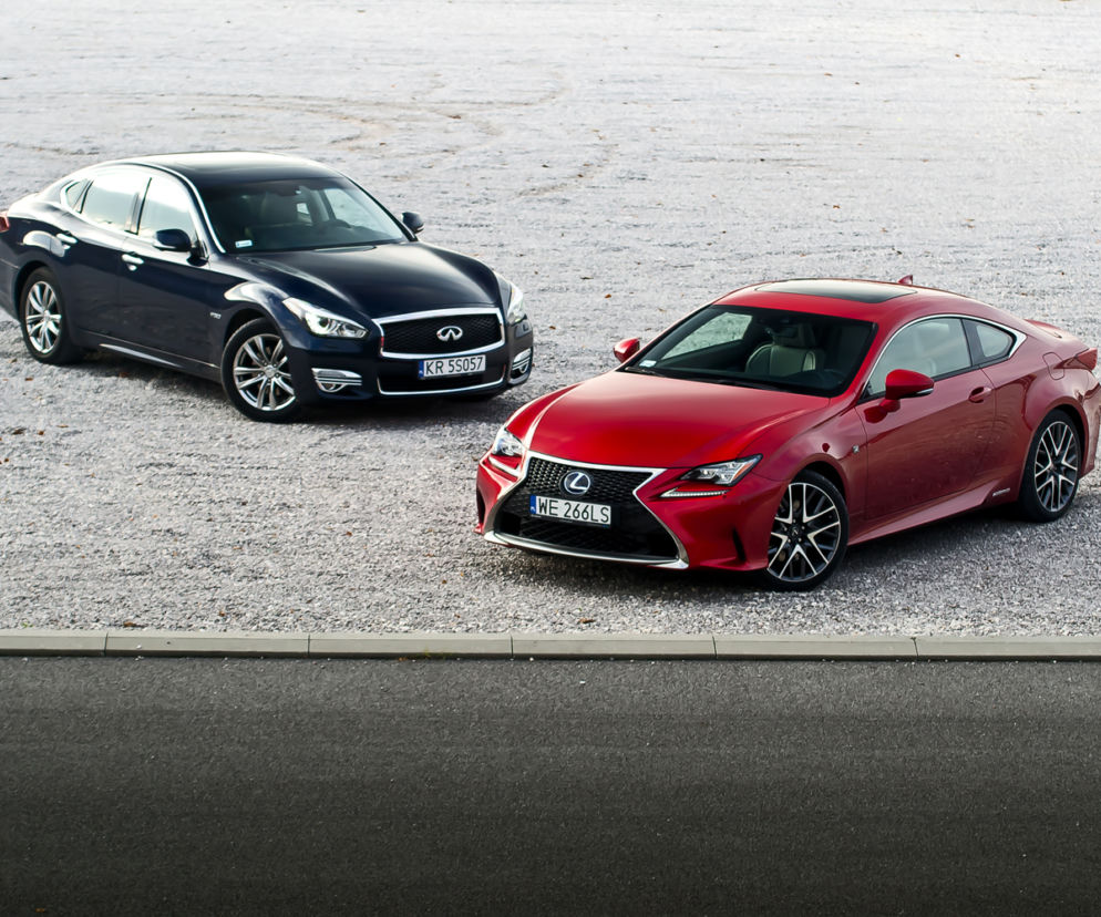Infiniti Q70h Premium Tech & Lexus RC 300h F Sport