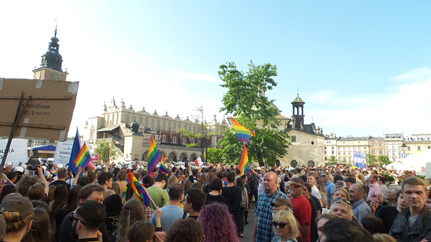 Wielki Marsz Równości przeszedł 18.05.2019 przez Kraków