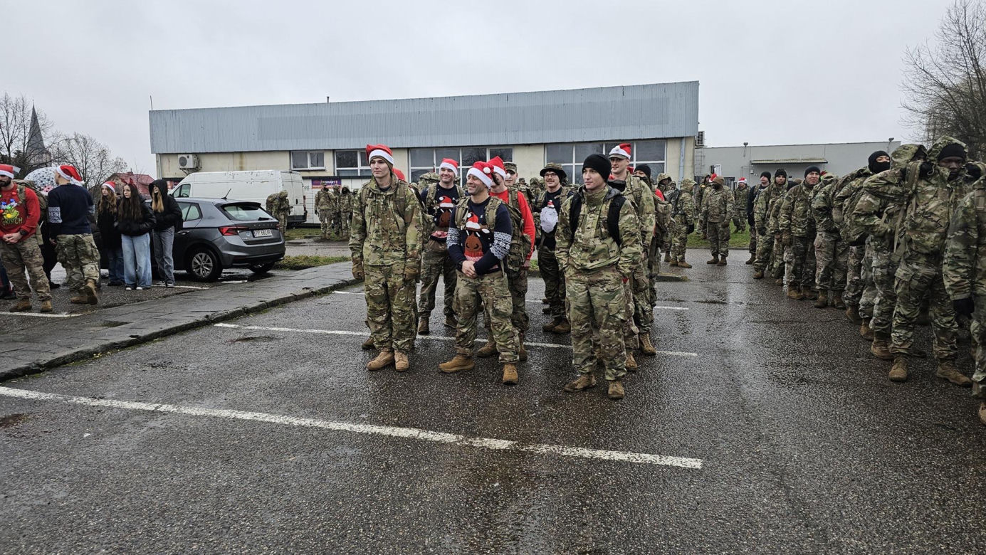 Marsz żołnierzy US ARMY w Drawsku Pomorskim 