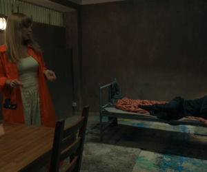 Barwy szczęścia, odc. 3300. Agnieszka (Katarzyna Tlałka), Łukasz (Michał Rolnicki)