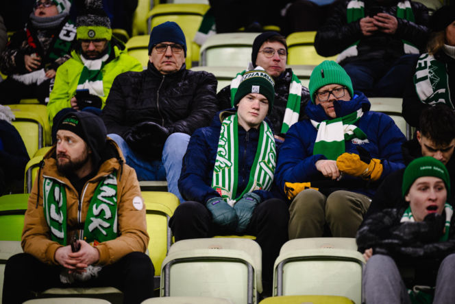 Lechia Gdańsk - Cracovia, zdjęcia kibiców z meczu 20. kolejki PKO BP Ekstraklasy