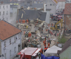 ZAWALONA KAMIENICA W ŚWIEBODZINIE.
