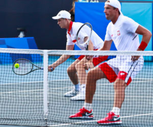 Łukasz Kubot z Hubertem Hurkaczem 