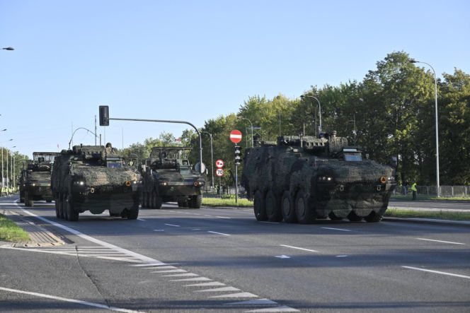 Próba generalna defilady wojskowej w Warszawie