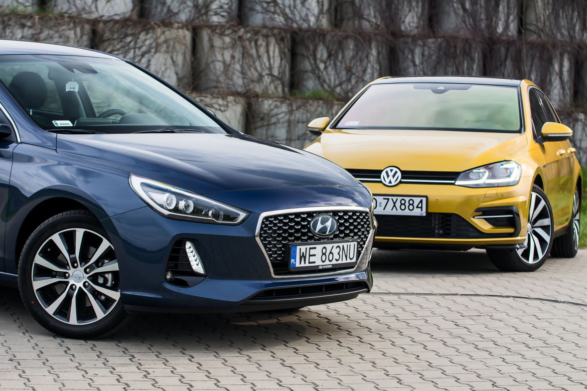 Hyundai i30 1.6 CRDi 136 KM 7DCT vs. Volkswagen Golf 2.0 TDI 150 KM DSG
