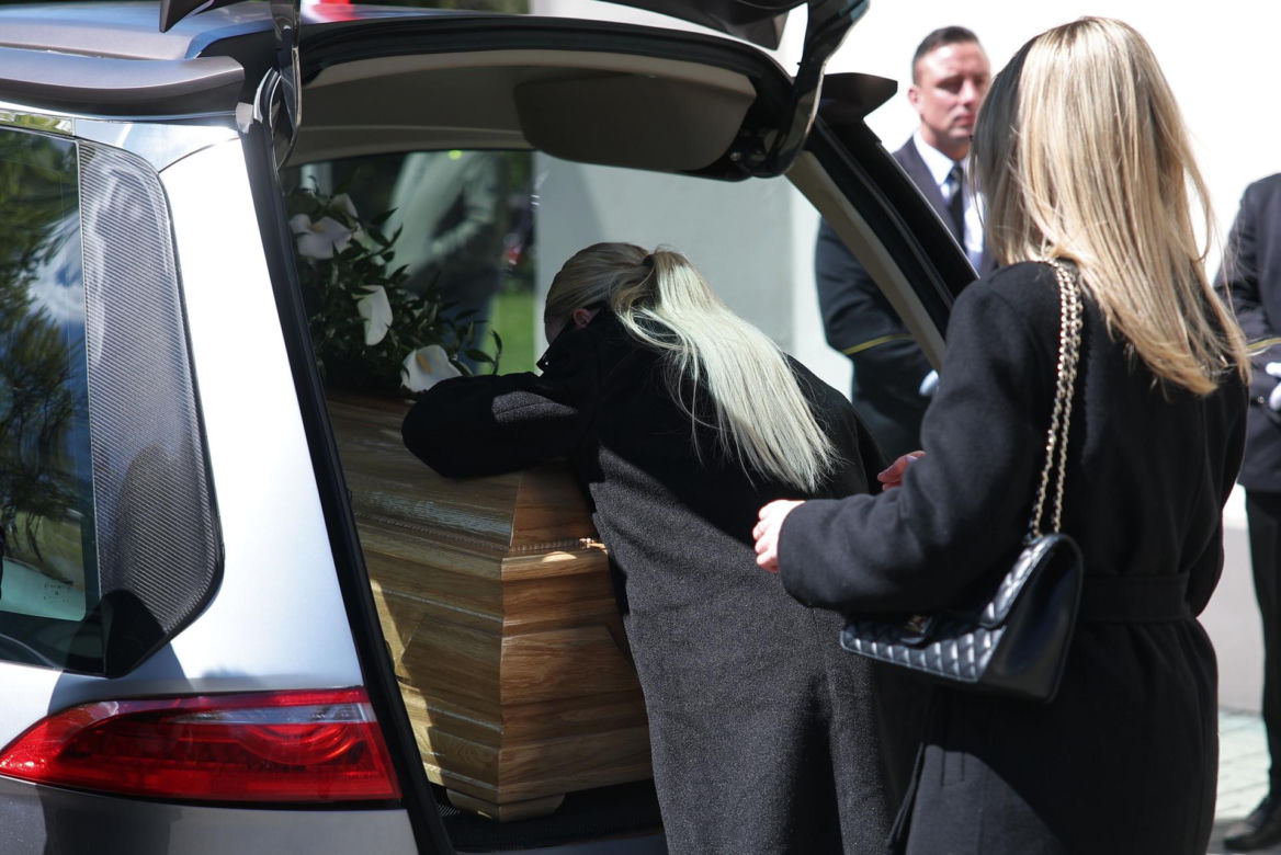 Politycy na pogrzebie Łukasza Litewki