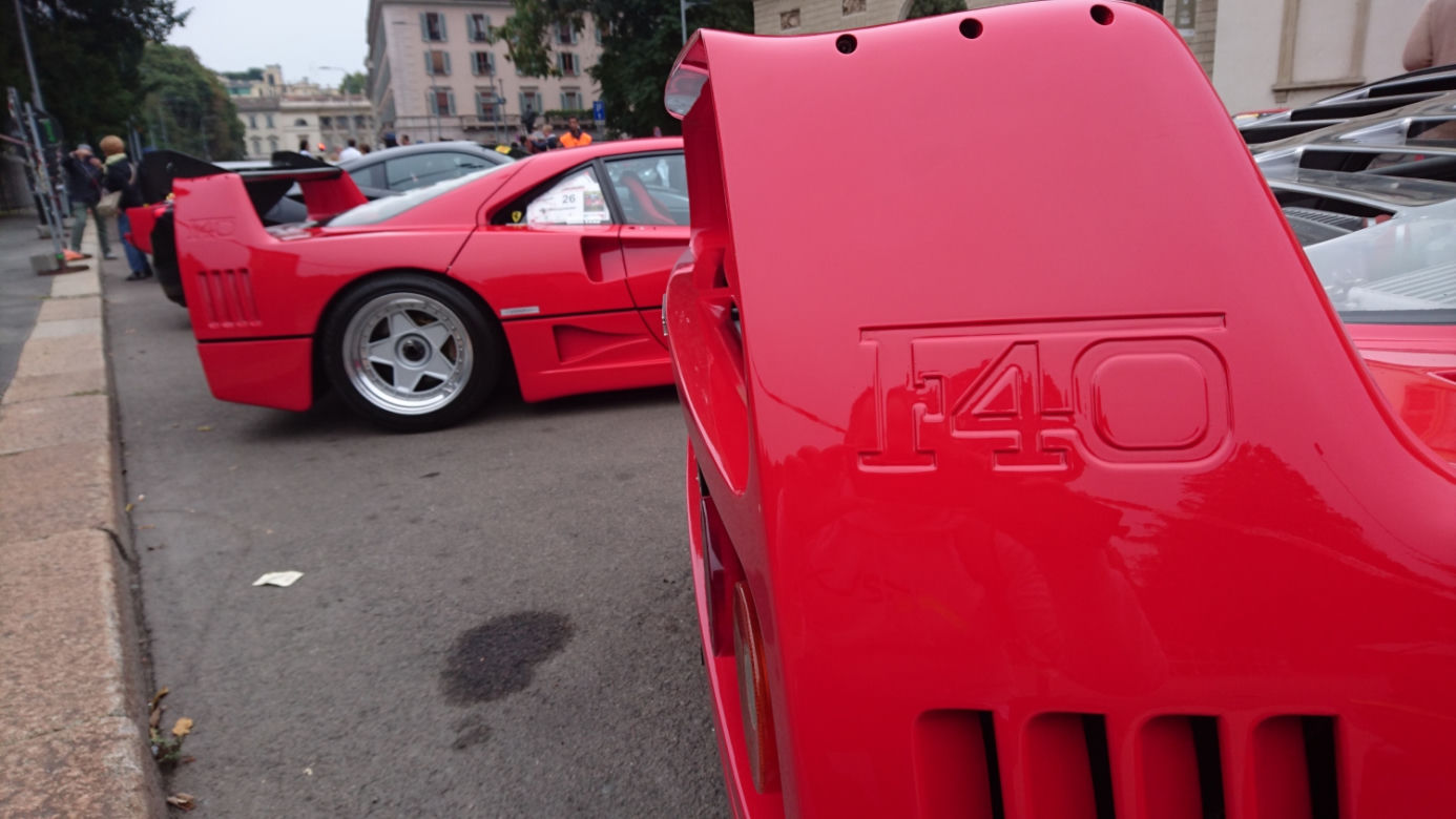 Zlot miłośników Ferrari w Mediolanie - Raduno Internazionale Ferrari 2017