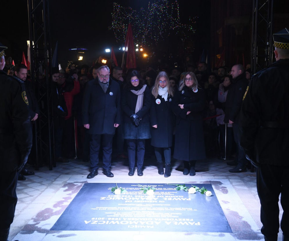 Pierwsza rocznica śmierci Pawła Adamowicza. Gdańsk